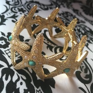 Lilly Pulitzer Gold Starfish Bangle Bracelet